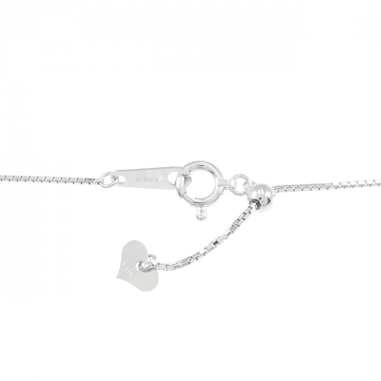 K18WG クロス ネックレス