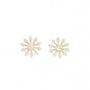 【リメイク】K18YG ダイヤモンド ピアス 0.30CT