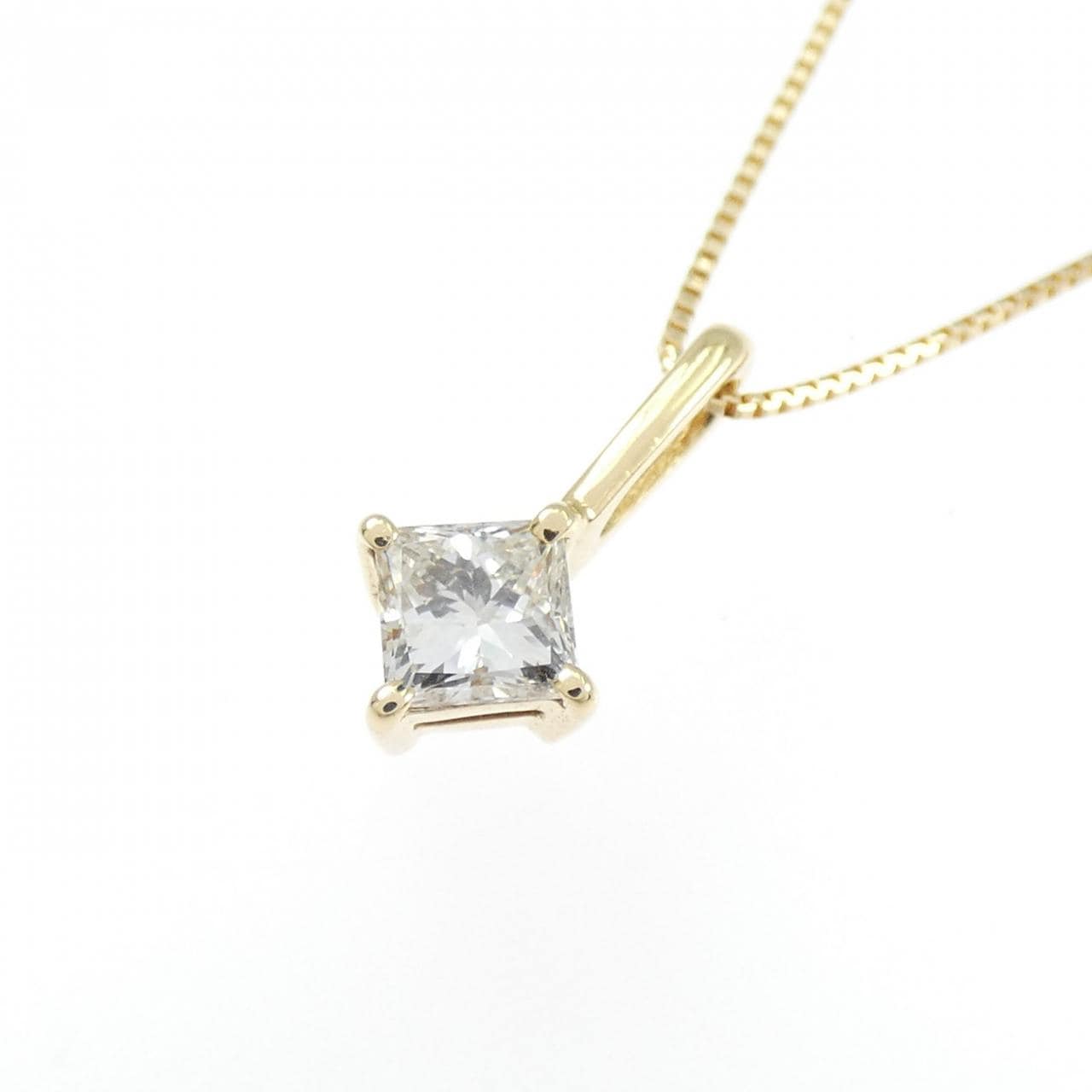 K18YG ダイヤモンド ネックレス 0.34CT