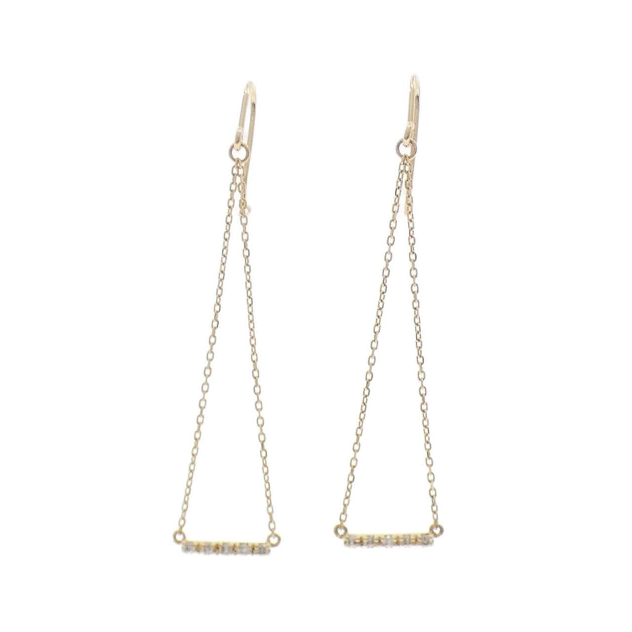 4゜C ダイヤモンド ピアス