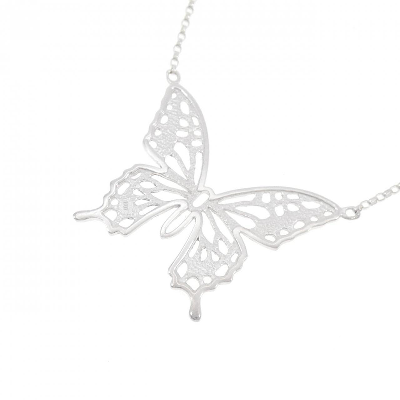 K10WG バタフライ ネックレス