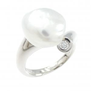 PT900 白蝶パール リング