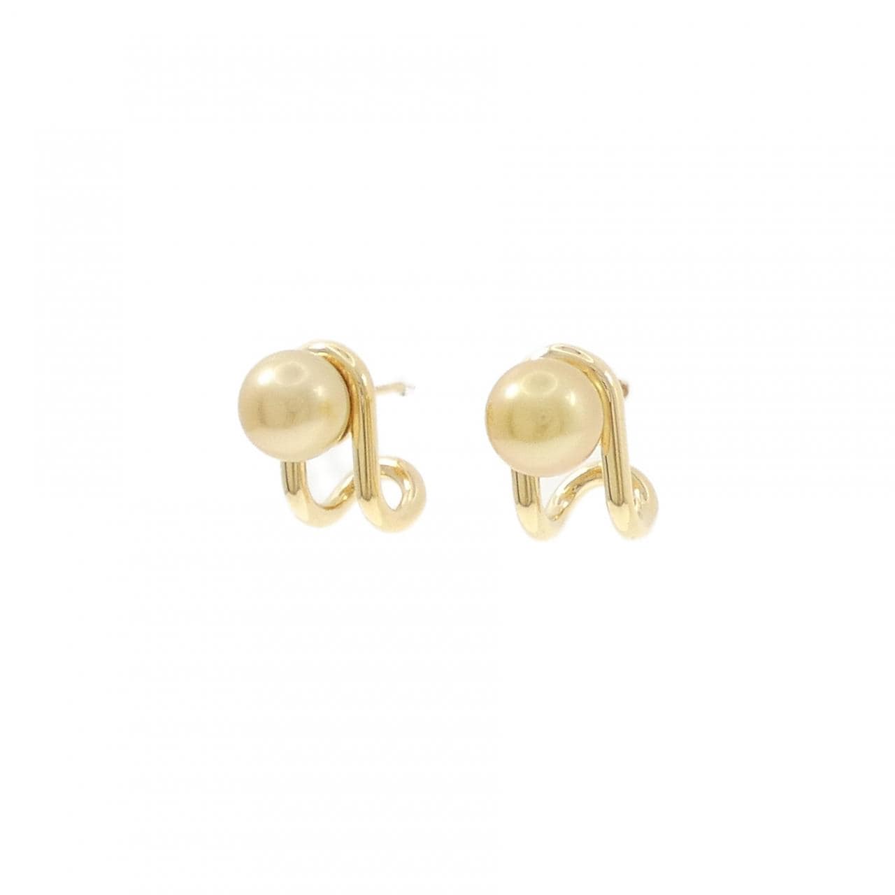 ティファニー 白蝶パール ピアス 9mm