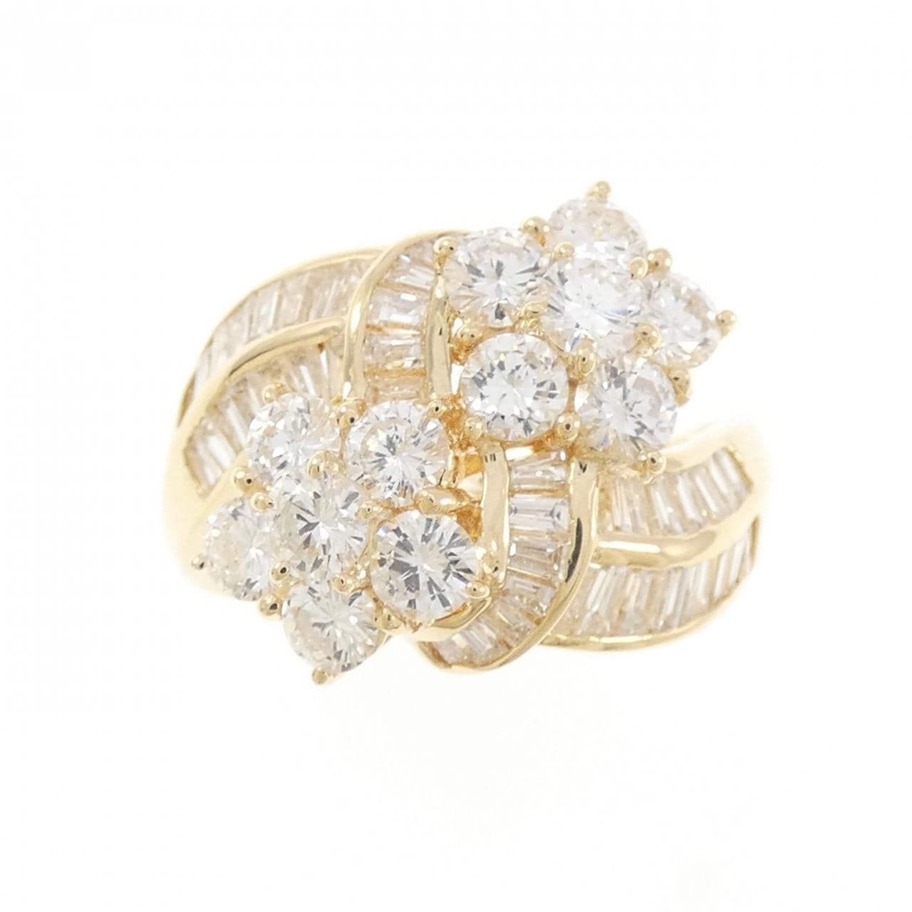 K18YG ダイヤモンド リング 1.50CT