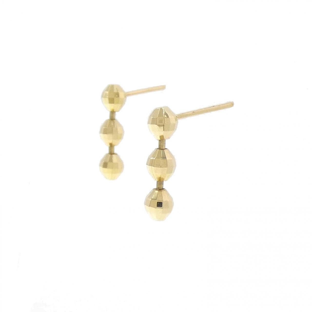 K18YG earrings