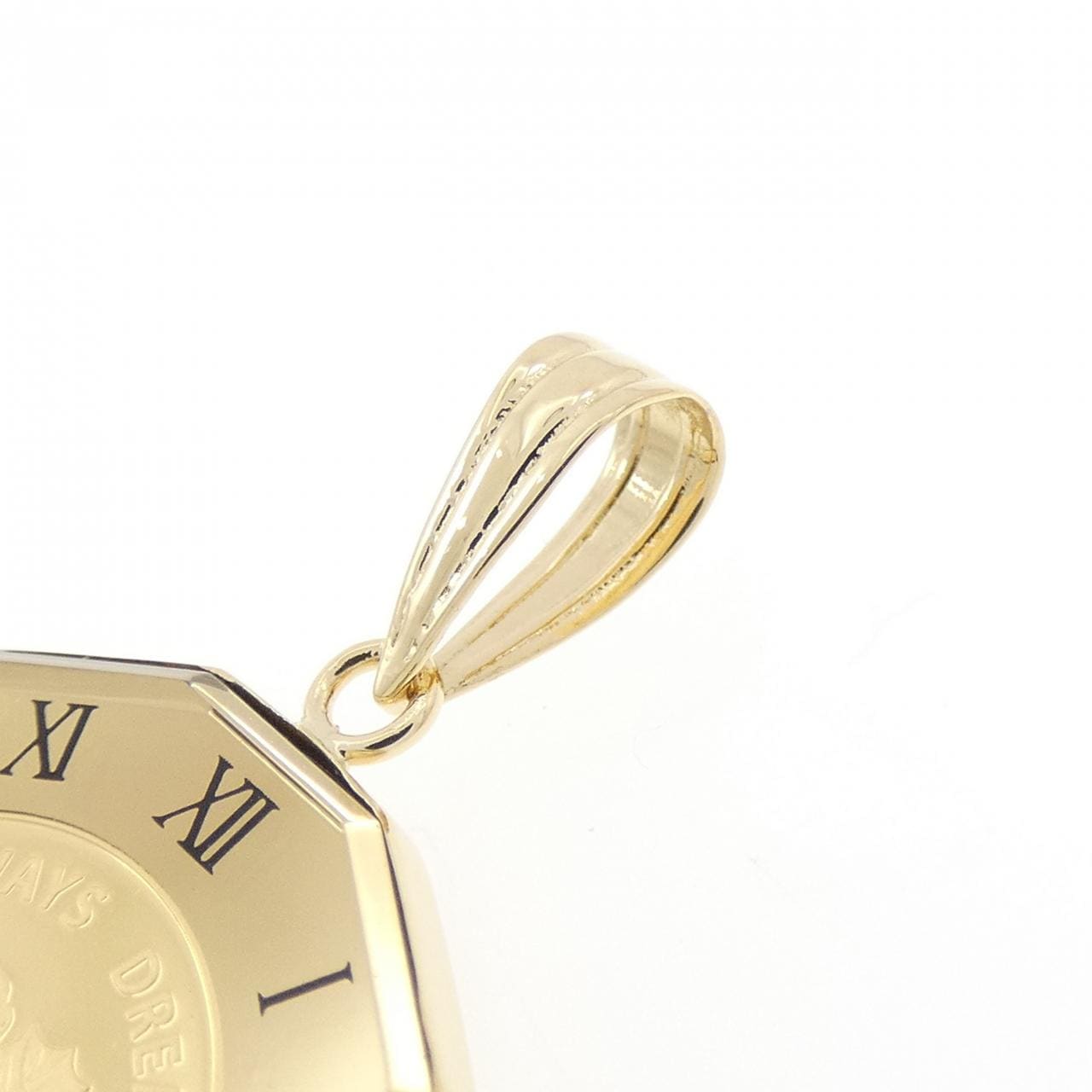 K18YG(枠) コイン ペンダント