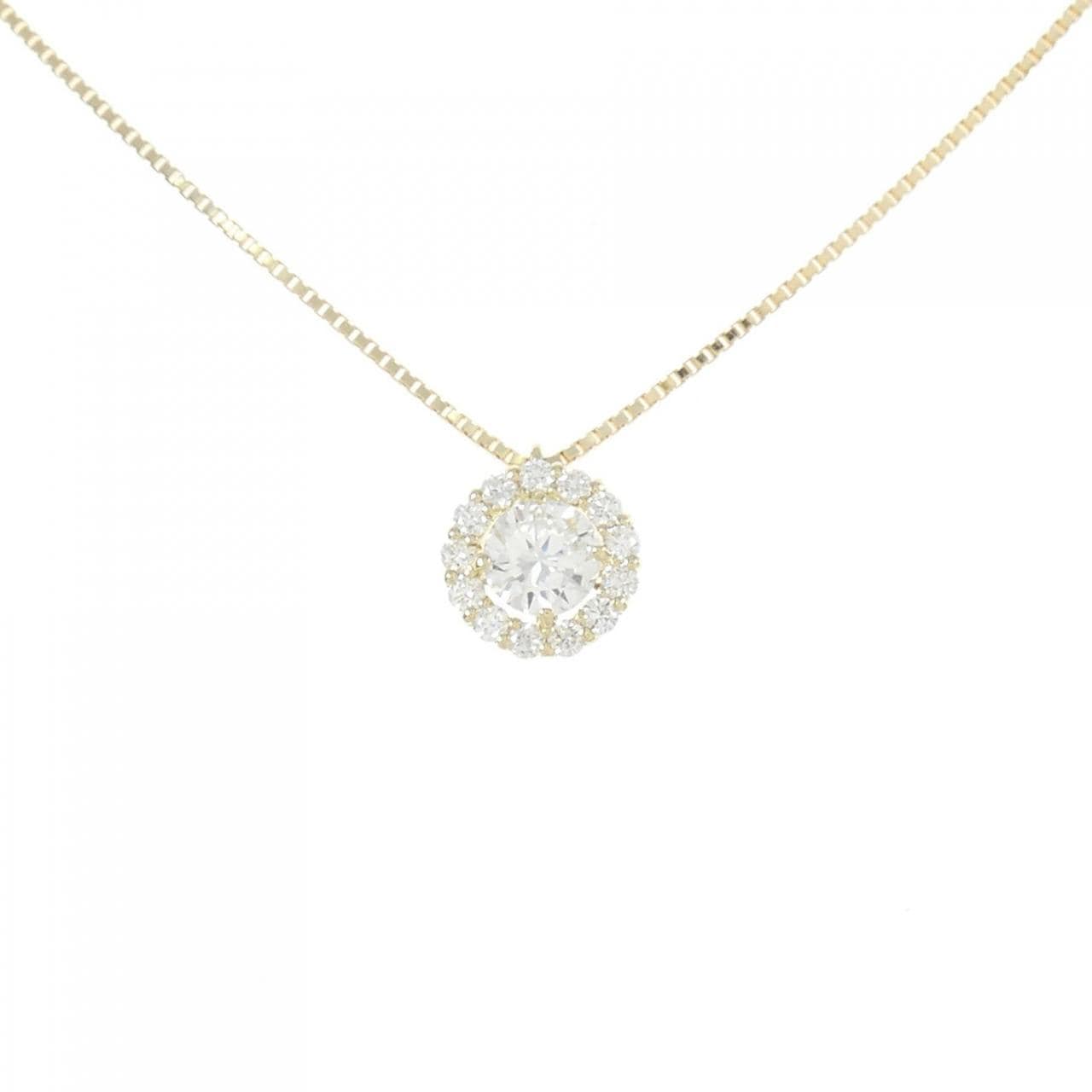 [BRAND NEW] K18YG Diamond Necklace 0.327CT G SI1 Good