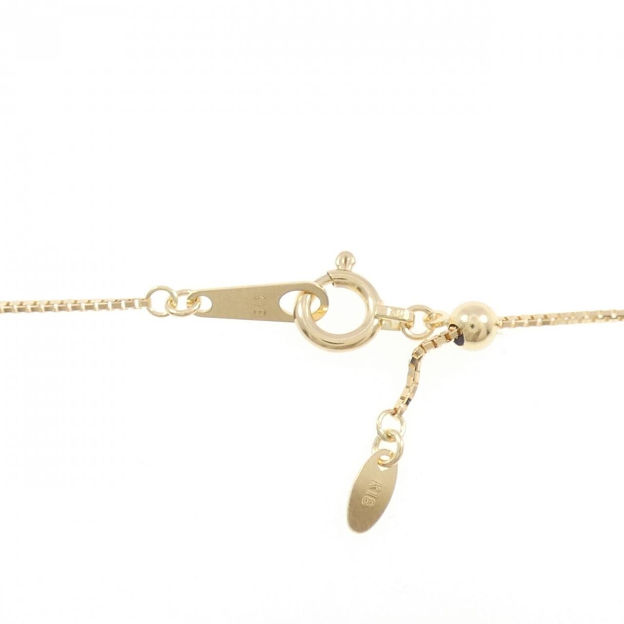 K18YG ダイヤモンド ネックレス 0.10CT
