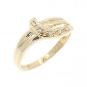 K18YG ダイヤモンド リング