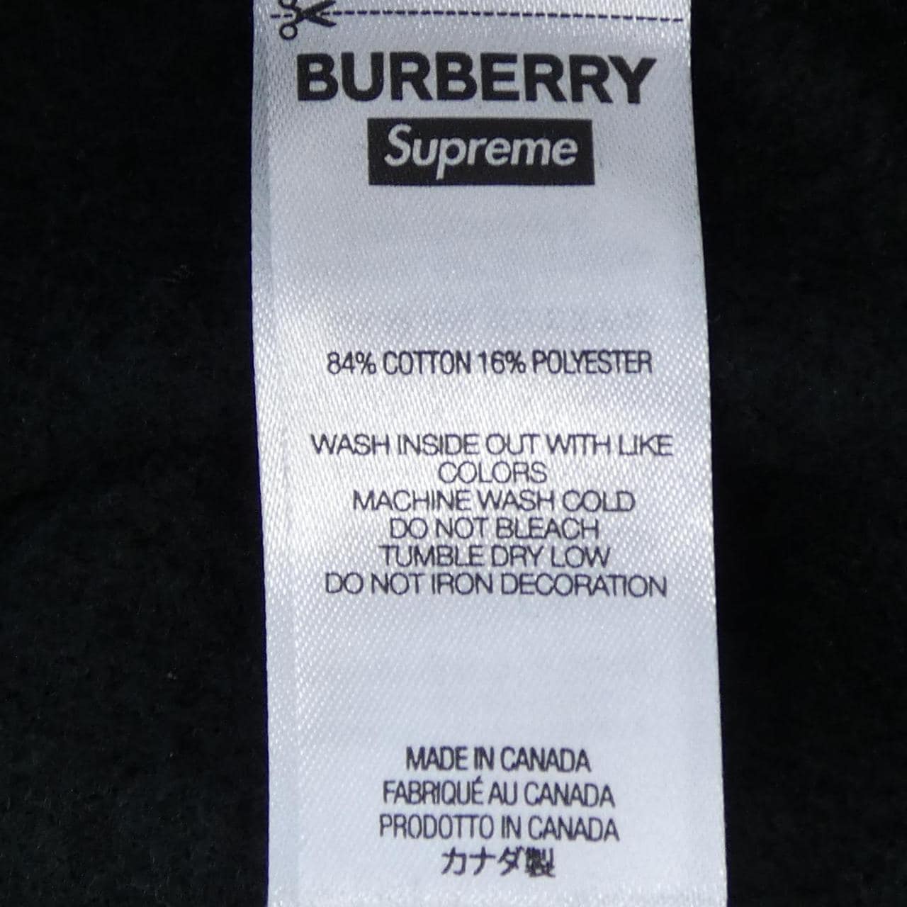 SUPREME BURBERRY PARKER