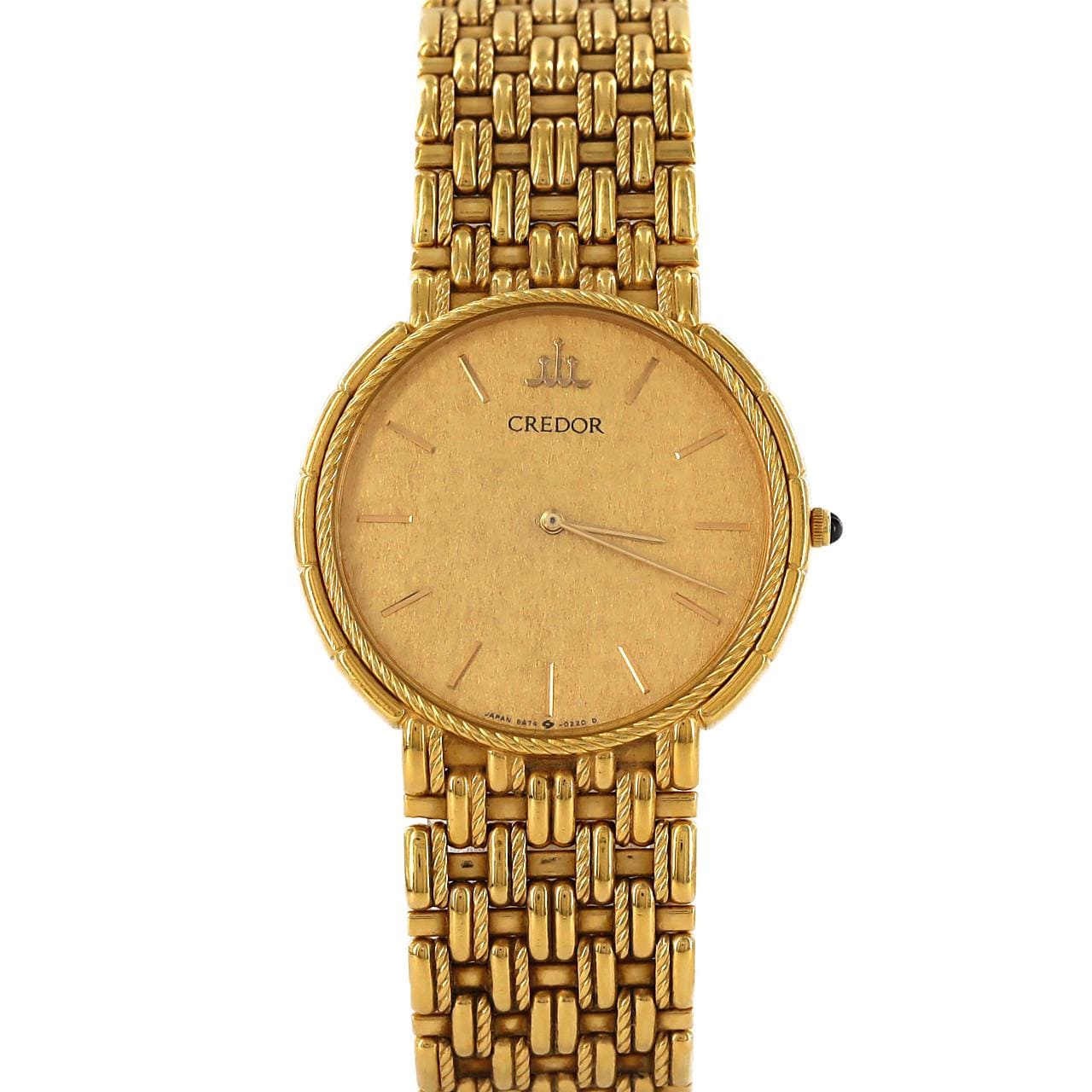 【ノーメンテナンス還元価格】セイコー クレドール YG 5A74-0110 YG クォーツ