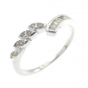K18WG ダイヤモンド リング 0.15CT