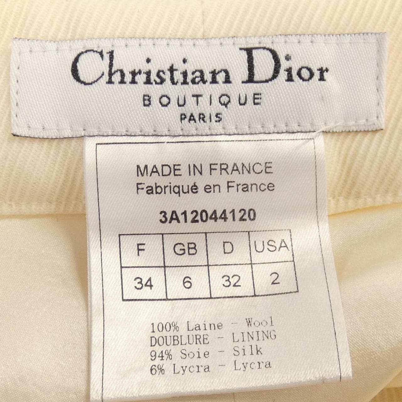 CHRISTIAN DIOR Pants