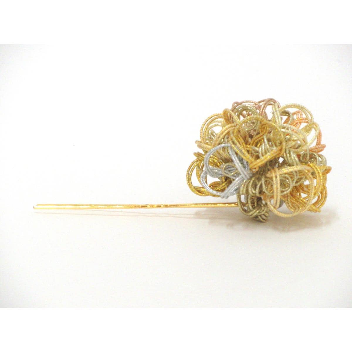 髪飾り　かんざし　自遊花人　　水引