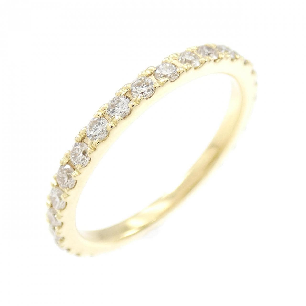 K18YG full eternity Diamond ring 0.60CT