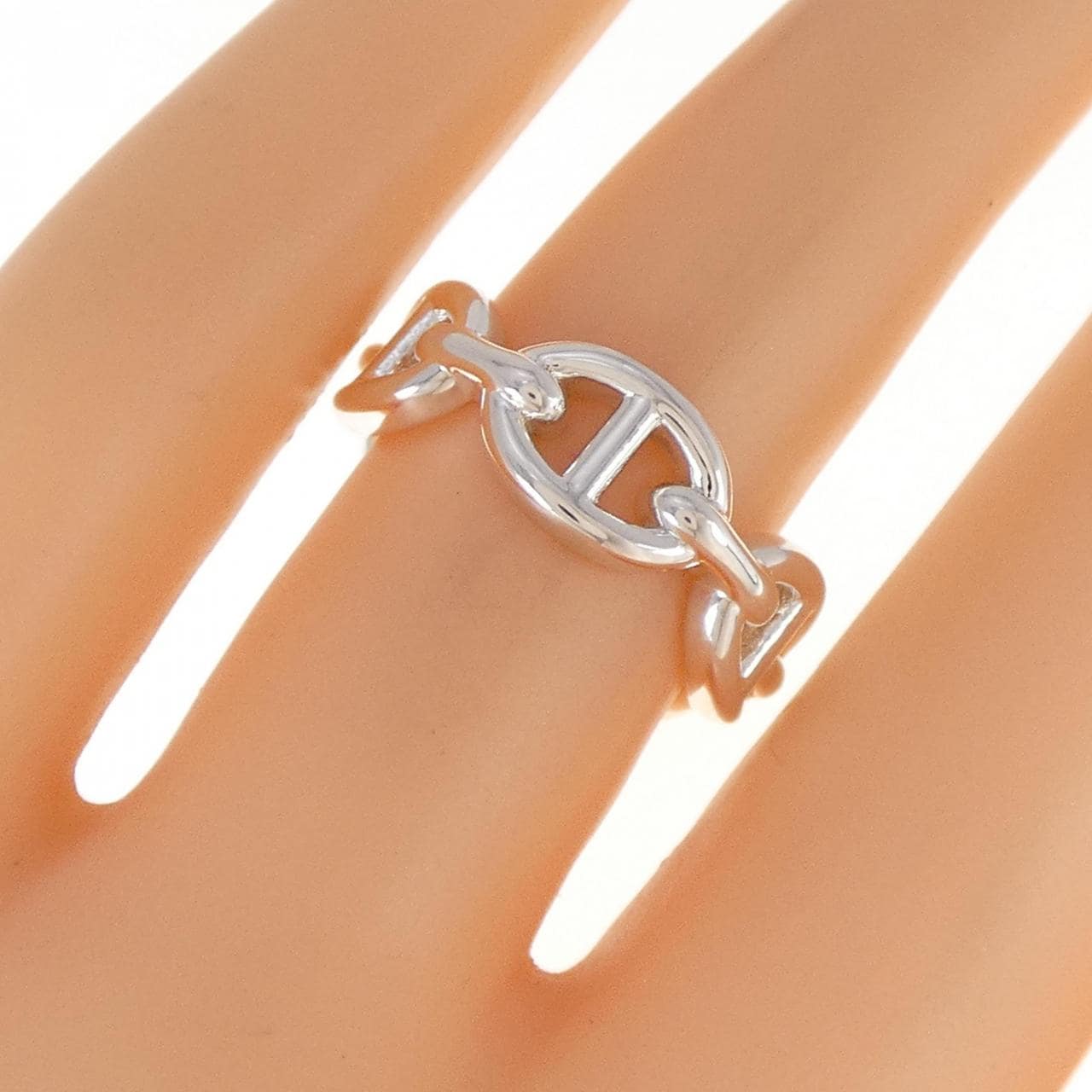 HERMES Chène d&#39;Angle Anchenée Ring