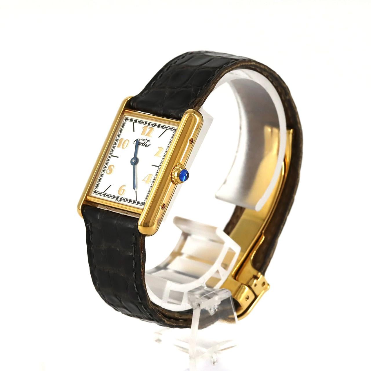 【ノーメンテナンス特価】カルティエ マストタンク1925 LM GP W1008254 GP クォーツ