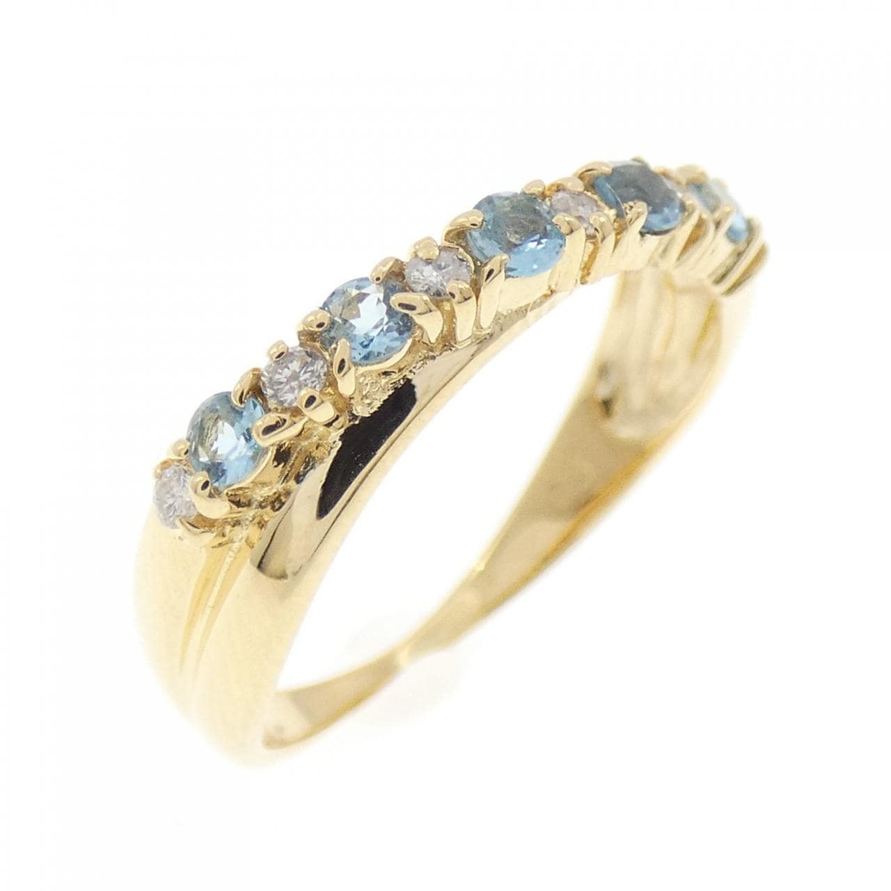 K18YG ブルートパーズ リング