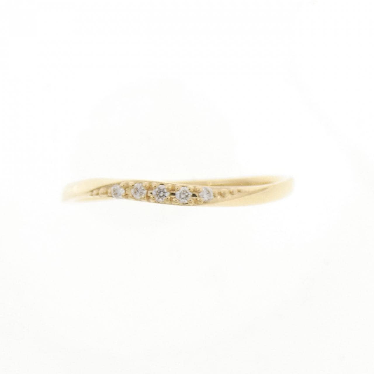 K18YG ダイヤモンド リング 0.03CT