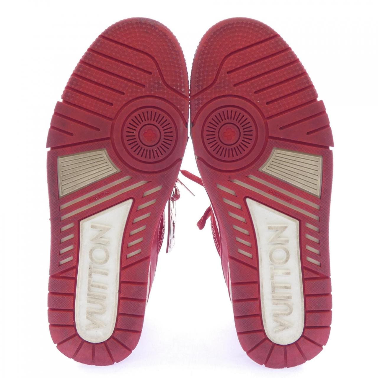 ルイヴィトン LOUIS VUITTON LVトレイナーライン RED スニーカー