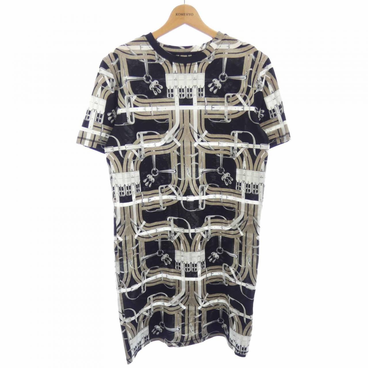 エルメス HERMES MORS A JOUET *97-7308 カットワンピース