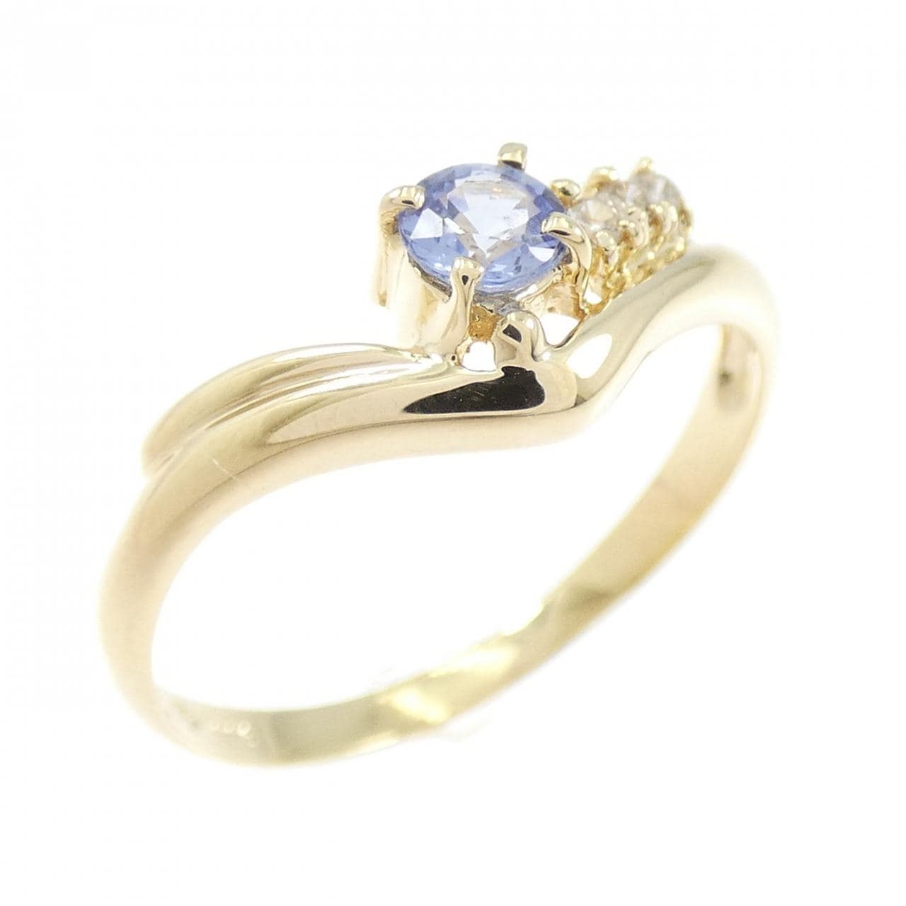 K18YG サファイヤ リング