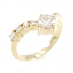 K18YG ダイヤモンド リング 0.30CT