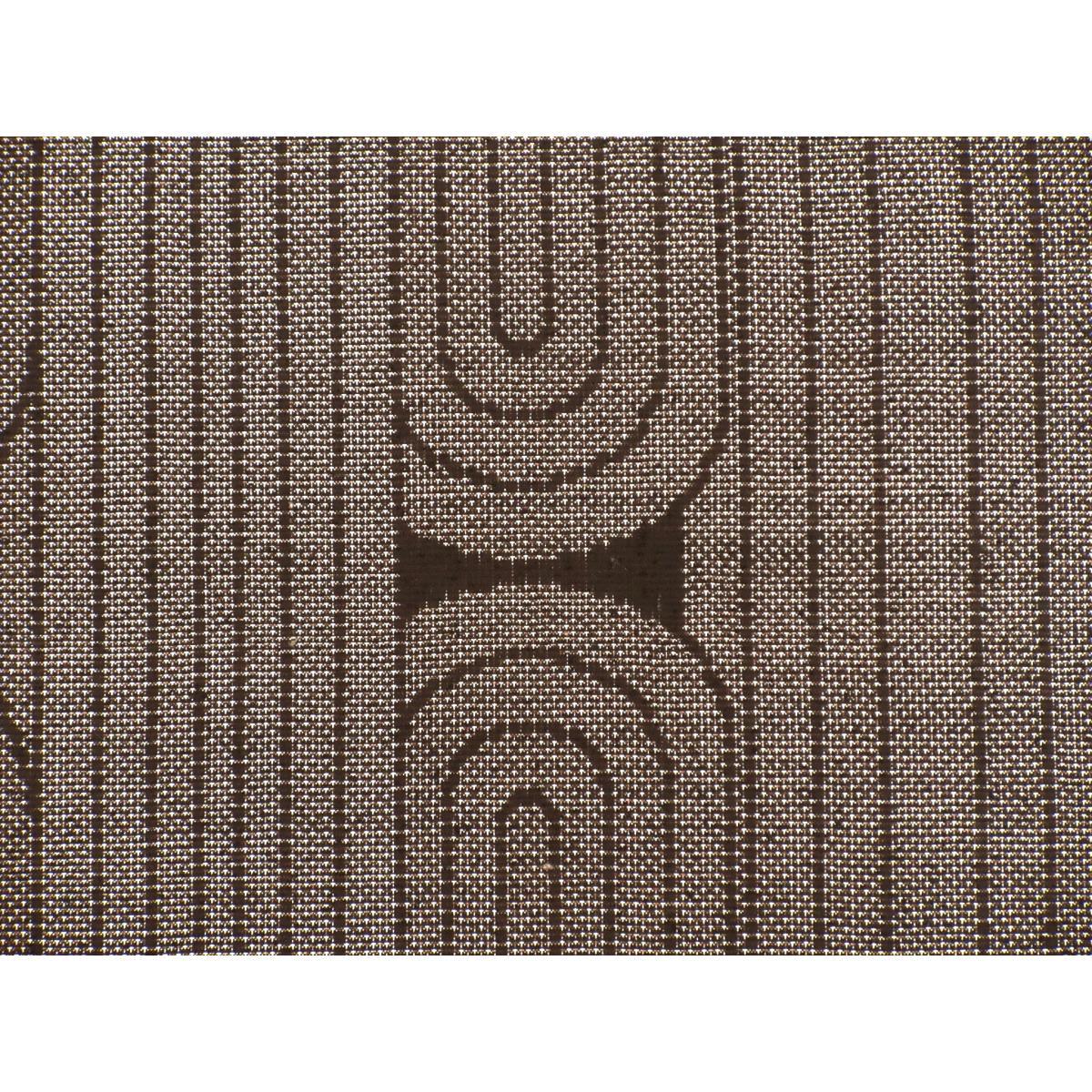 紬　七マルキ　証紙付　身幅３Ｌ寸【大島紬】