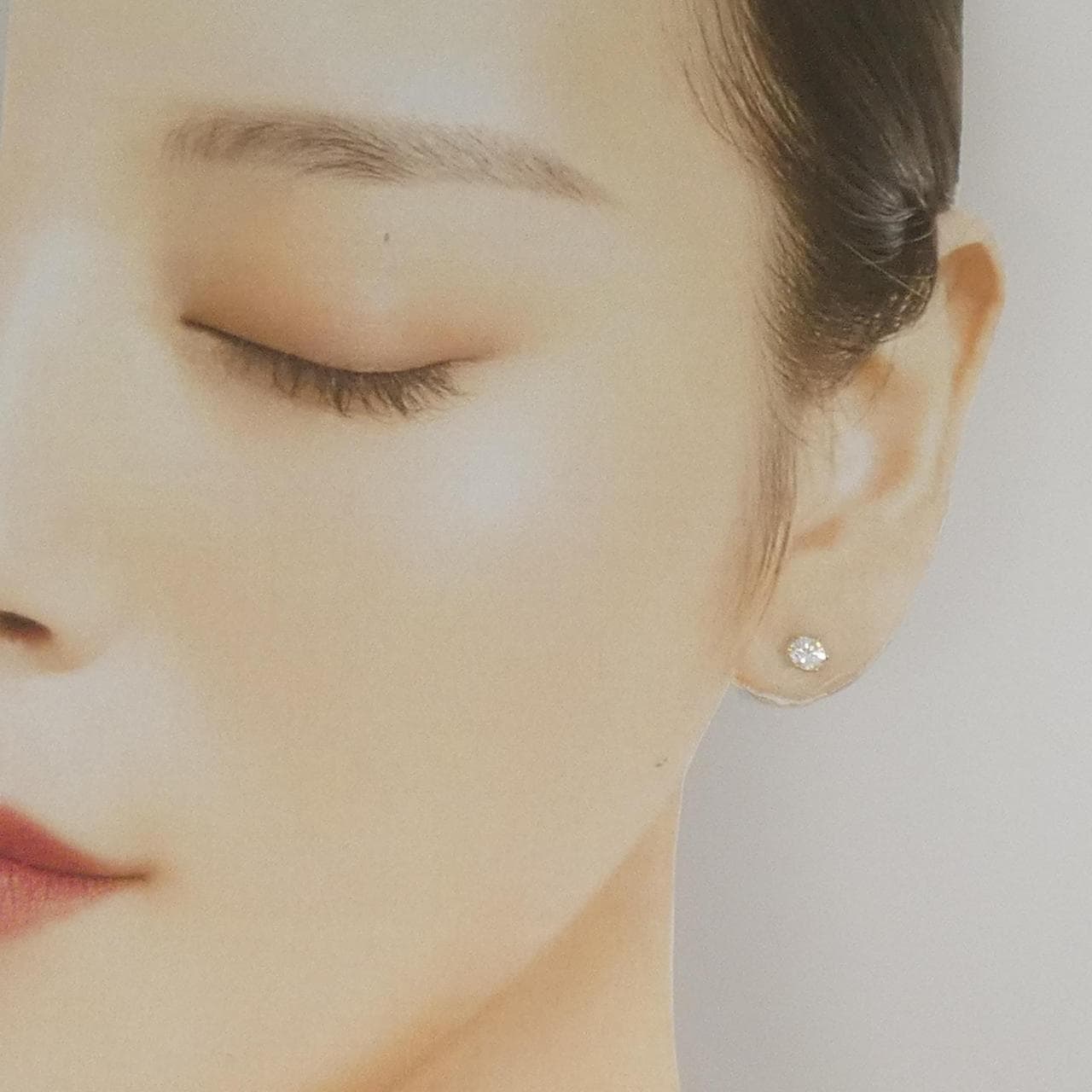 【リメイク】K18YG/ST ダイヤモンド ピアス 0.314CT 0.333CT E-F I1 VG