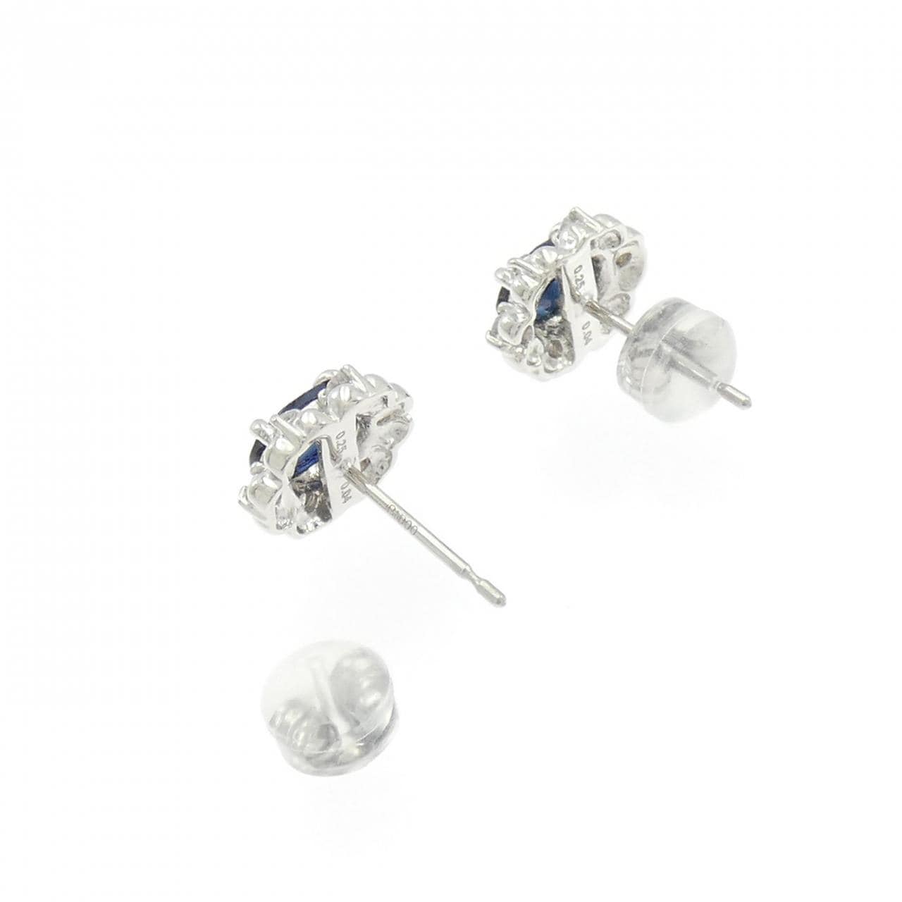 PT900 サファイヤ ピアス 0.50CT