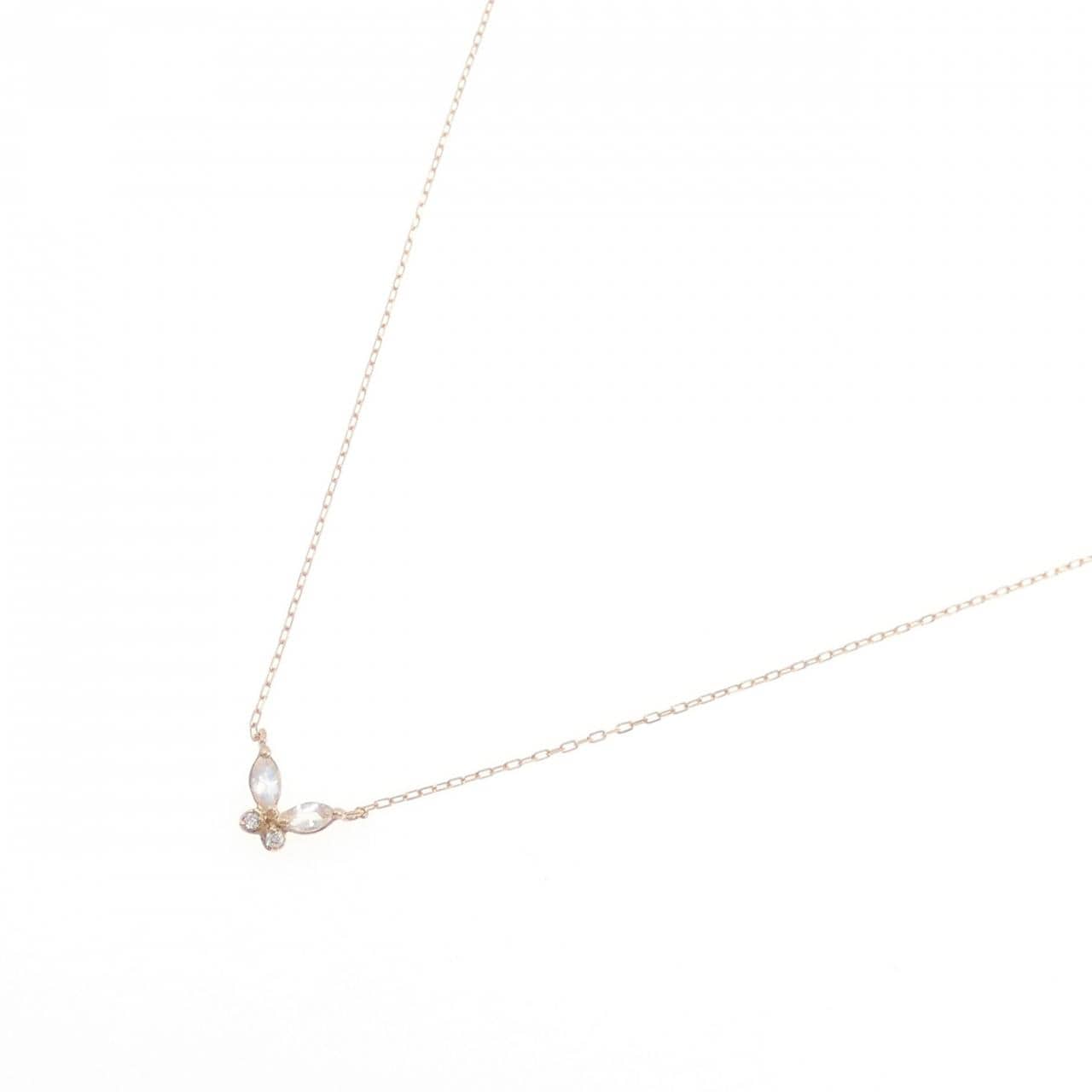 K10PG バタフライ ラブラドライト ネックレス