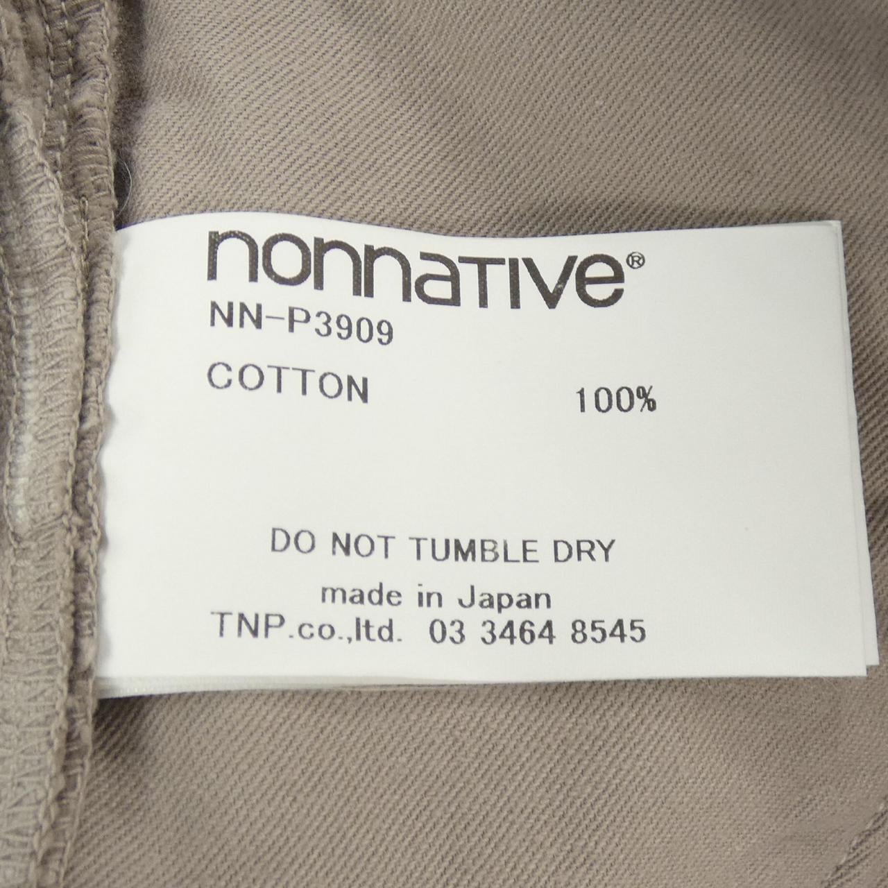 ノンネイティブ NONNATIVE パンツ