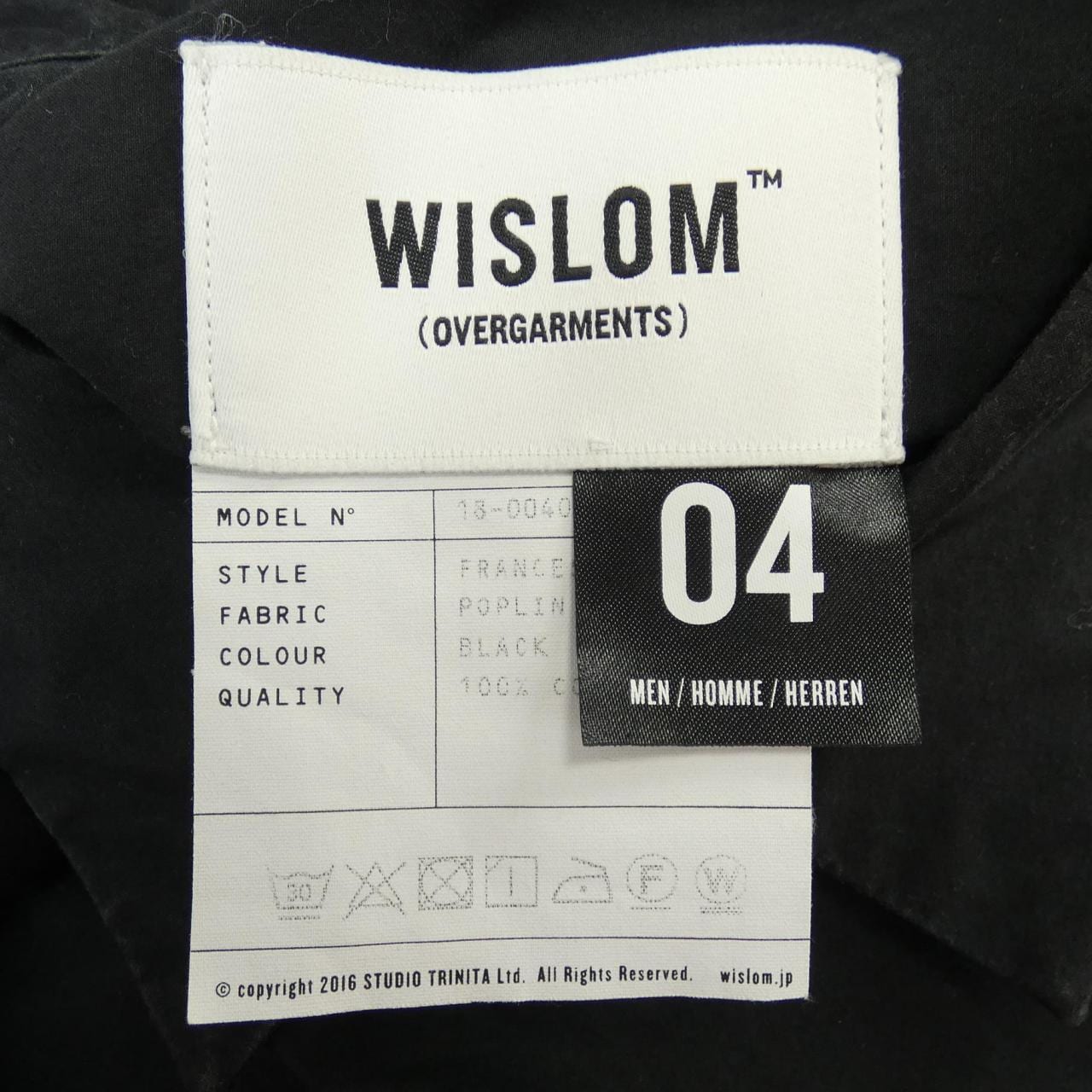 ウィズロム WISLOM S／Sシャツ
