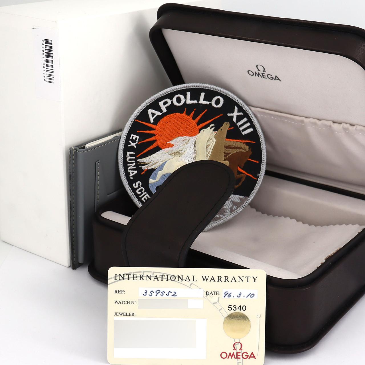 Omega Speedmaster Apollo 13 LIMITED 3595.52 SS Manual Winding