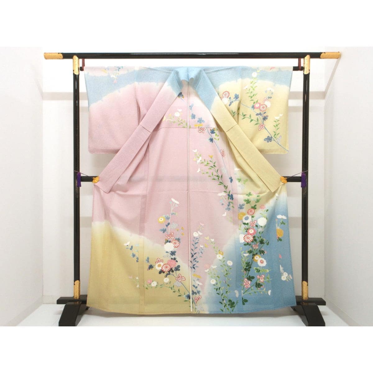 【未使用品】単衣　駒絽訪問着【羽田登喜男】