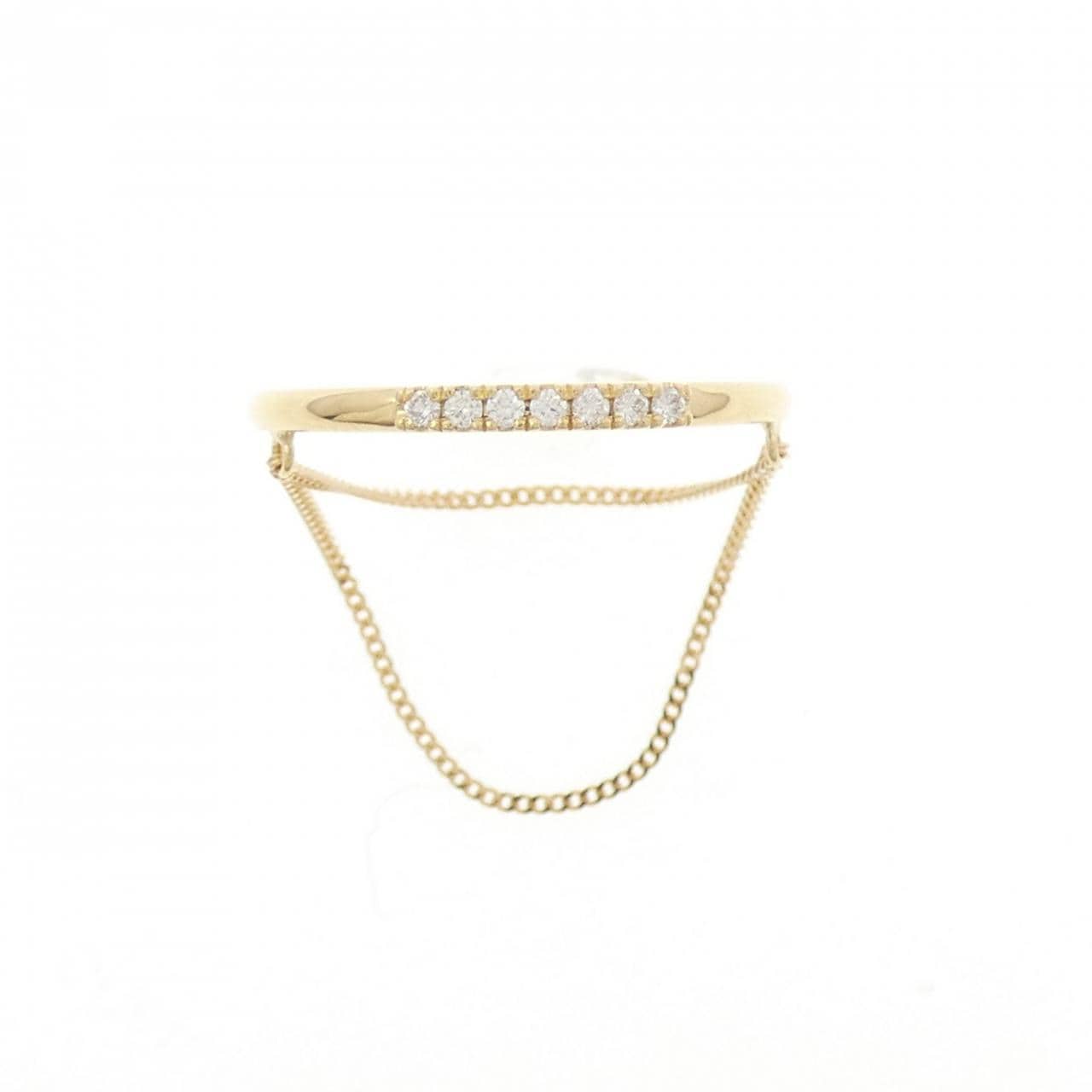アーカー シャンデリアチェーン リング 0.04CT