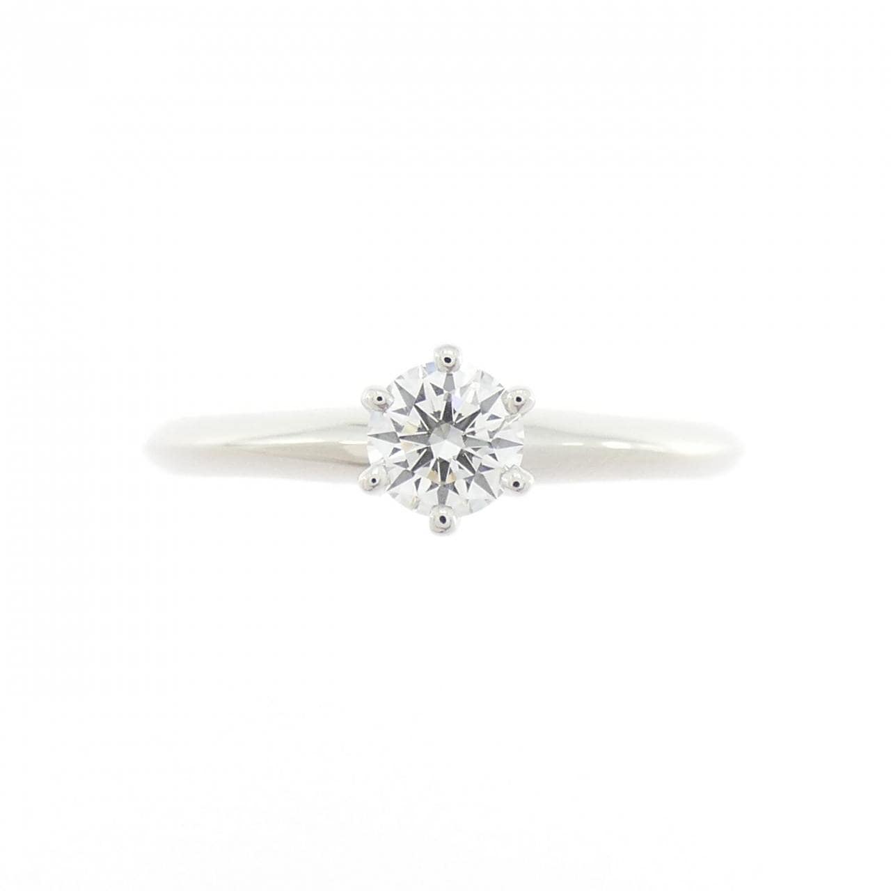 ティファニー クラシックソリティア リング 0.30CT H VVS1 3EXT