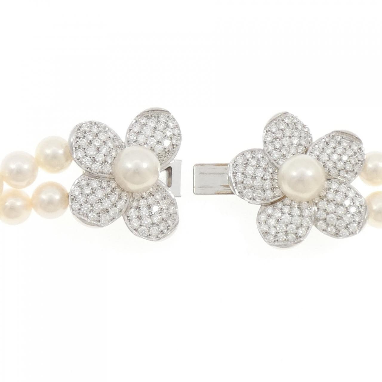 ミキモト フラワー アコヤパール ネックレス 7-7.5mm