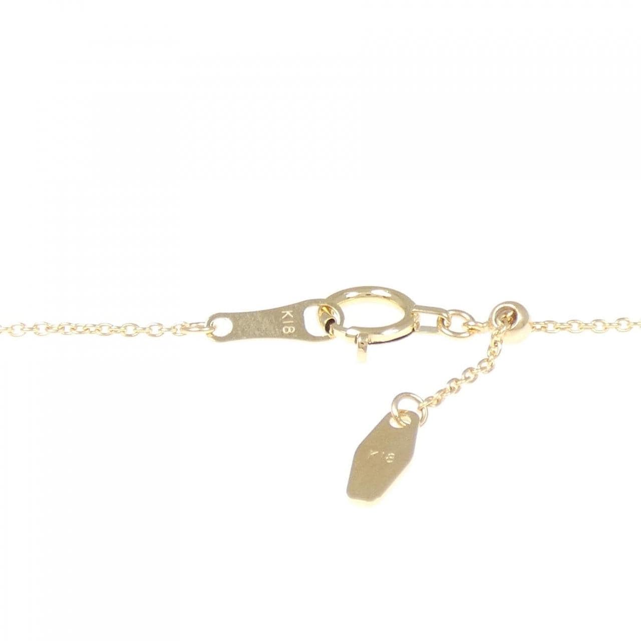 【リメイク】K18YG ダイヤモンド ネックレス 0.310CT G SI1 EXT H&C