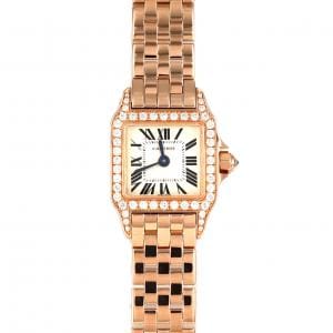 カルティエ ミニサントスドゥモワゼル PG/D WF9011Z8 PG･RG クォーツ