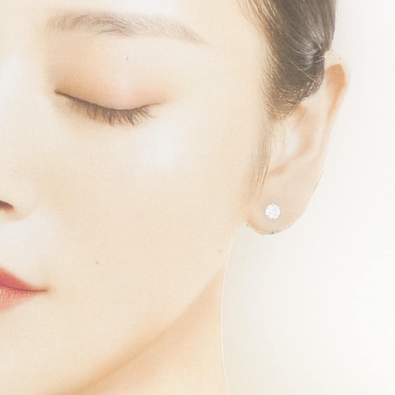 【リメイク】PT900/ST ダイヤモンド ピアス 0.502CT 0.507CT E-F VS1 VG