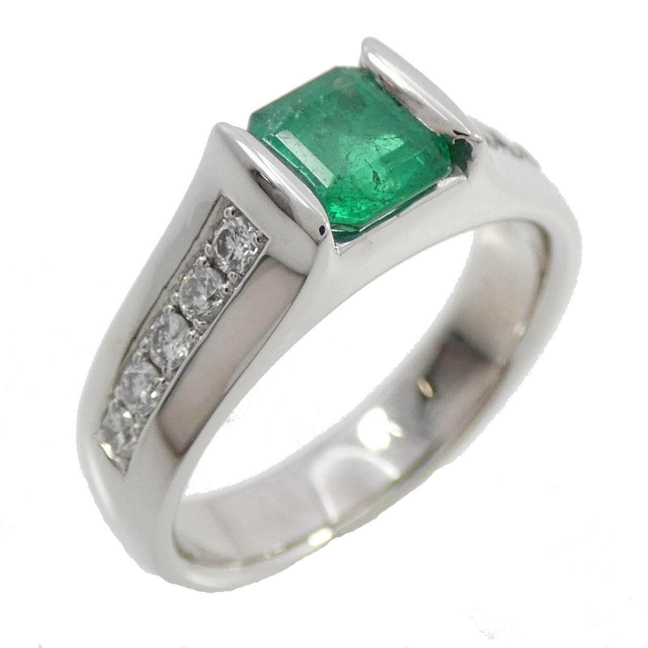 PT900 エメラルド リング 0.73CT