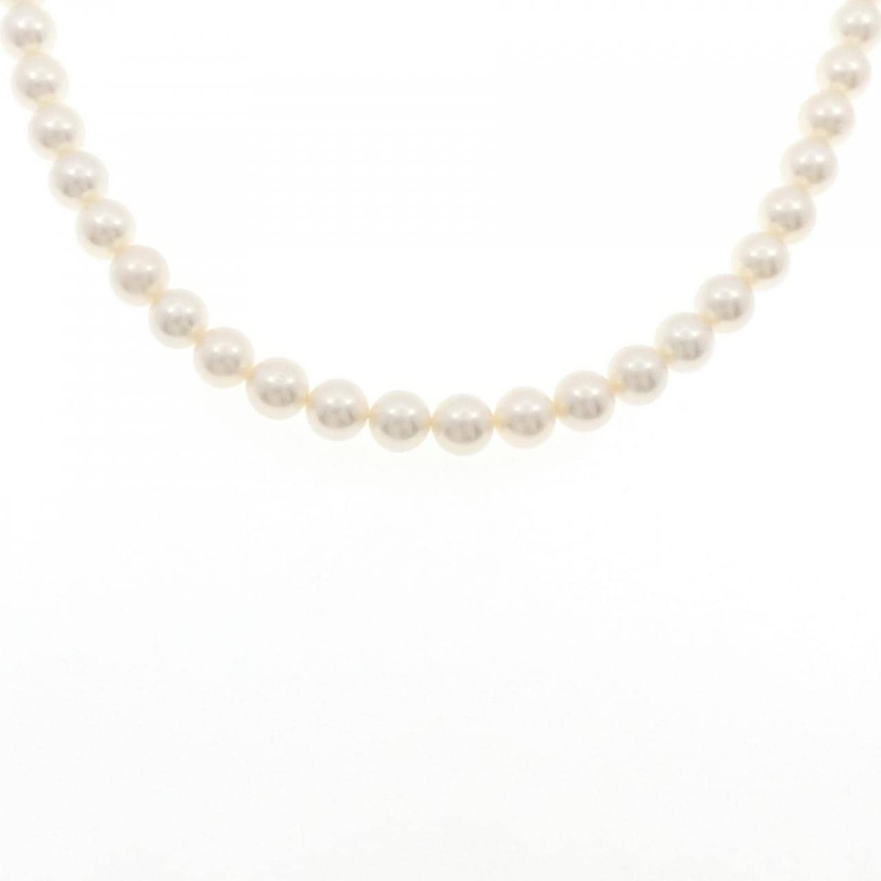 シルバークラスプ アコヤパール ネックレス 7-7.5mm