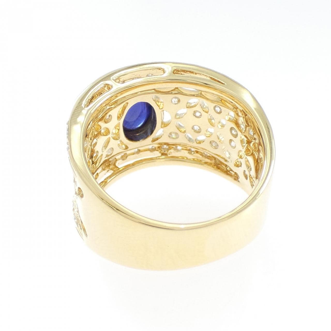 K18YG サファイヤ リング 1.03CT