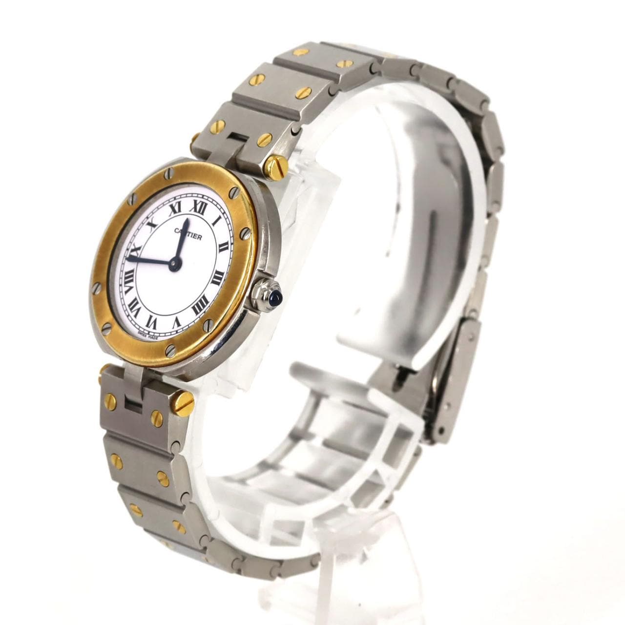 【ノーメンテナンス特価】カルティエ サントスヴァンドーム YGコンビ SSxYG クォーツ