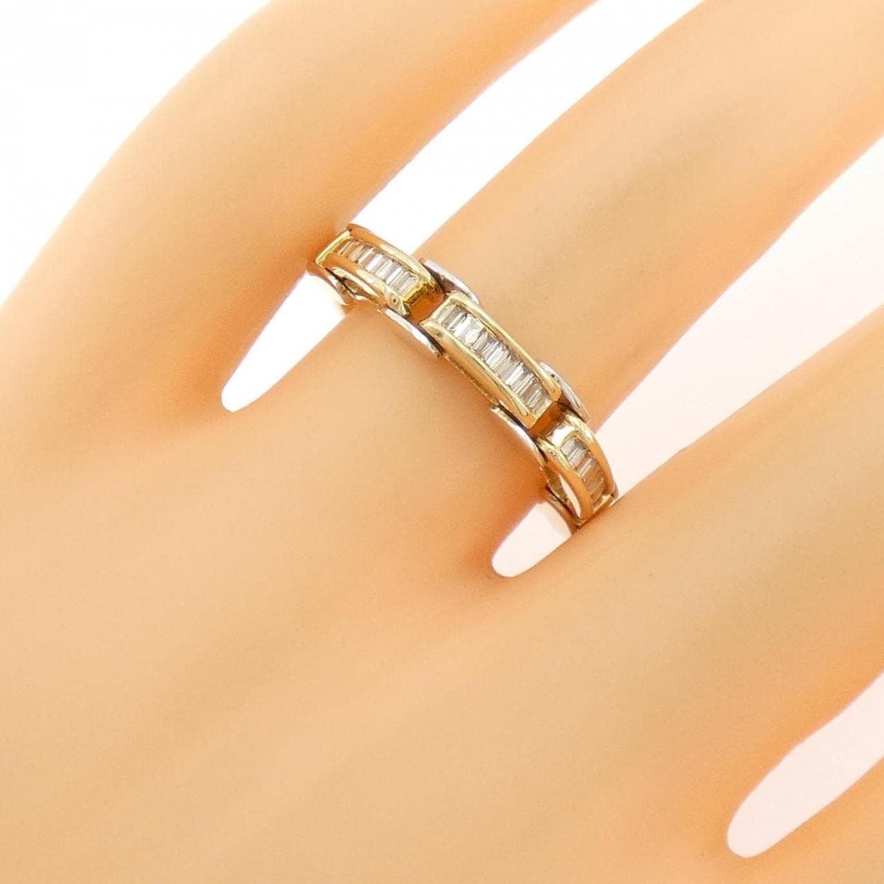 K18YG ダイヤモンド リング 0.15CT