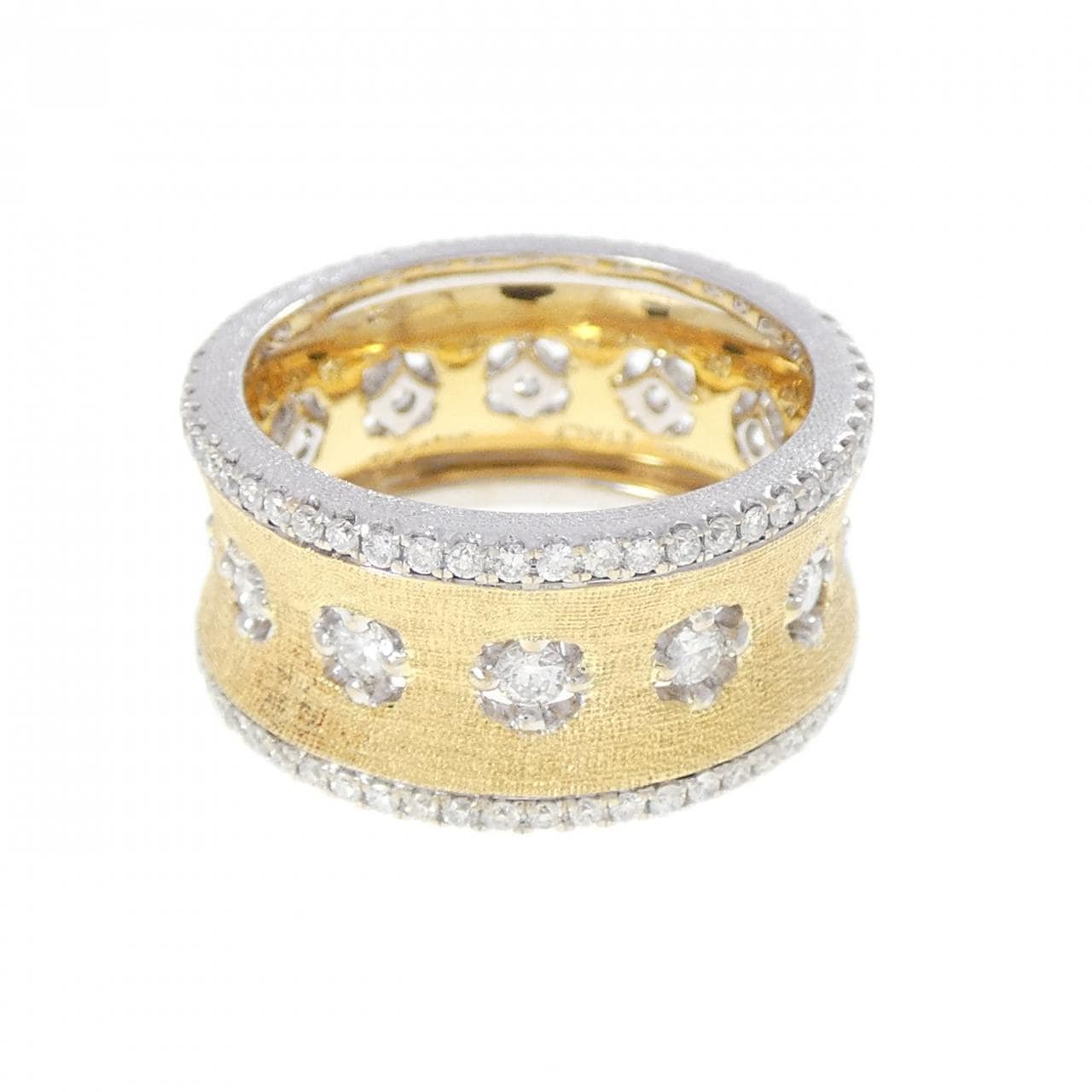 750YG/750WG ダイヤモンド リング 0.97CT