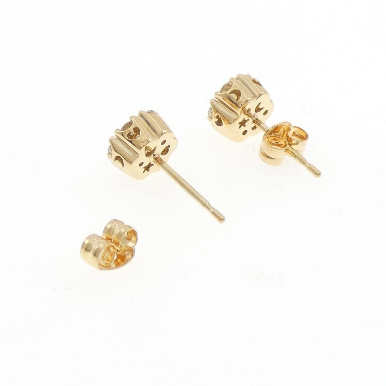 ポンテヴェキオ フラワー ダイヤモンド ピアス 0.44CT