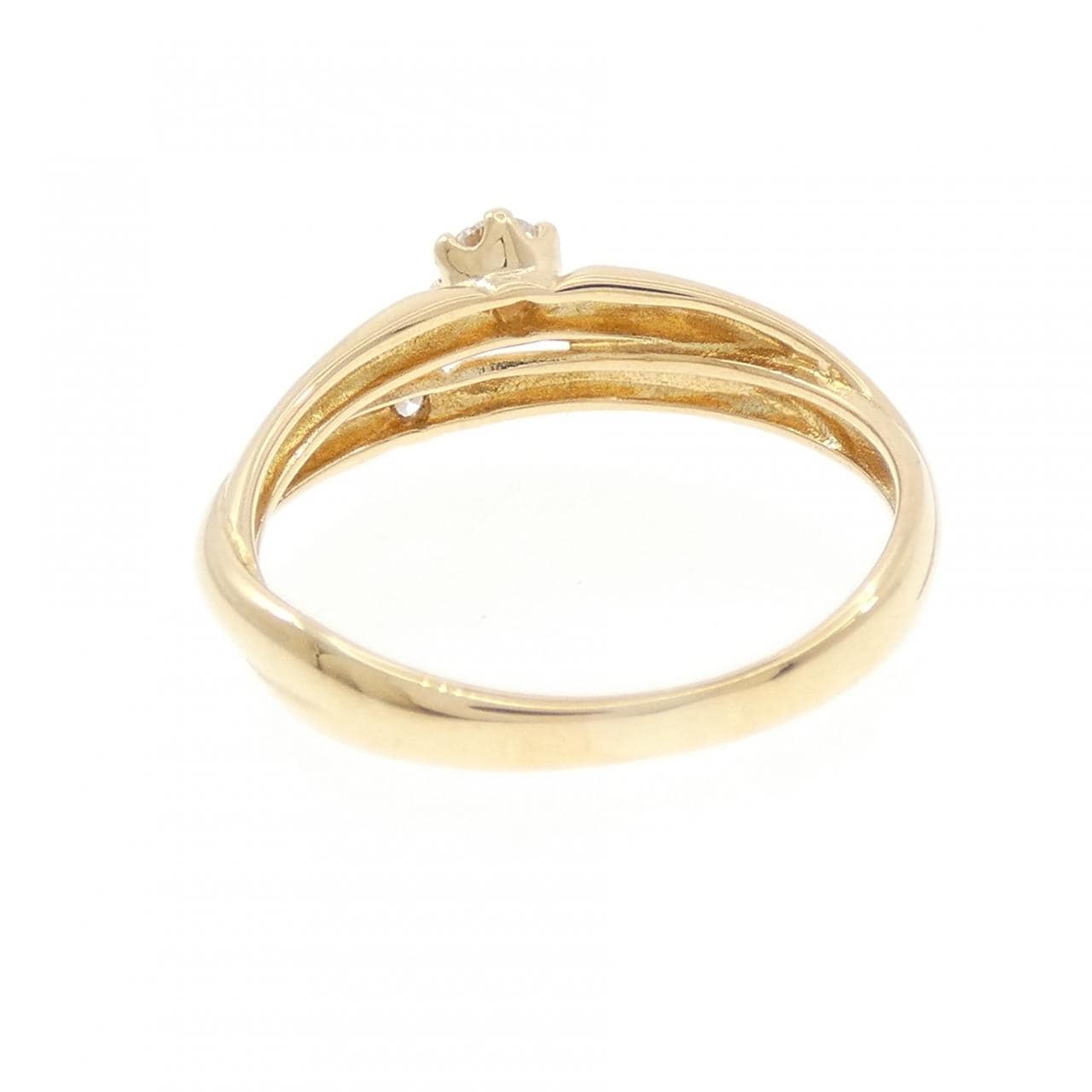 K18YG ダイヤモンド リング 0.20CT