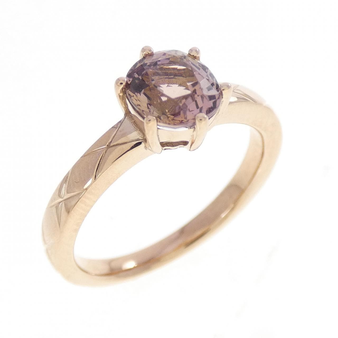 K18PG ゾイサイト リング 1.04CT